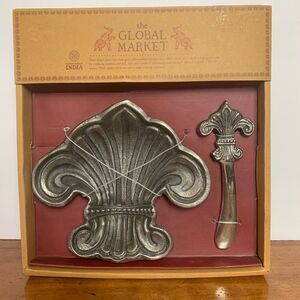 The global market plate & knife set made in India